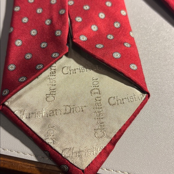 Dior Patterned Silk Tie - Picture 3 of 3